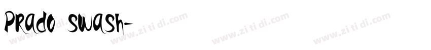 PRADO SWASH字体转换